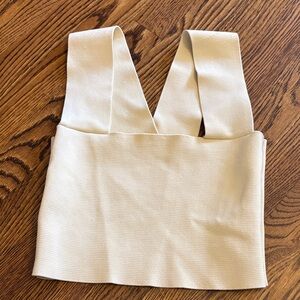 Elegant Cream Women's Top